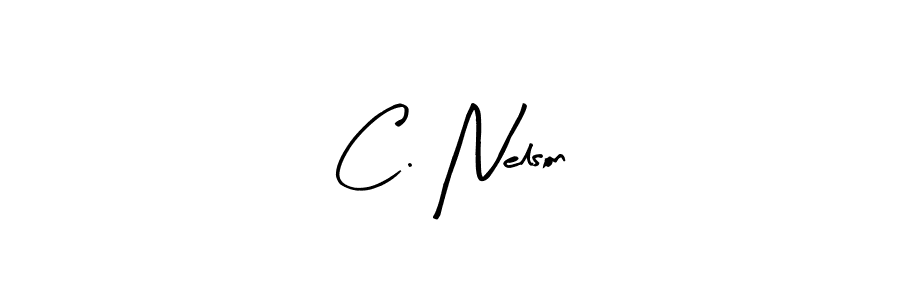 The best way (Arty Signature) to make a short signature is to pick only two or three words in your name. The name C. Nelson include a total of six letters. For converting this name. C. Nelson signature style 8 images and pictures png