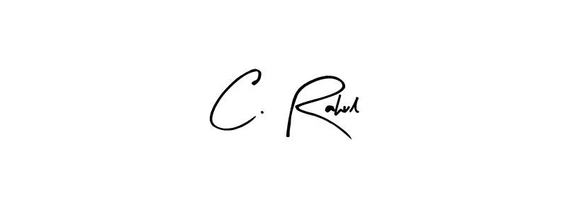 Similarly Arty Signature is the best handwritten signature design. Signature creator online .You can use it as an online autograph creator for name C. Rahul. C. Rahul signature style 8 images and pictures png