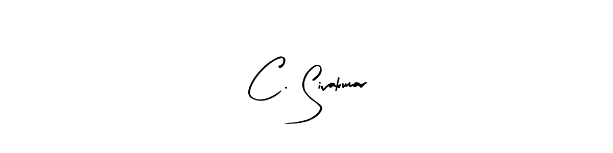 Create a beautiful signature design for name C. Sivakumar. With this signature (Arty Signature) fonts, you can make a handwritten signature for free. C. Sivakumar signature style 8 images and pictures png