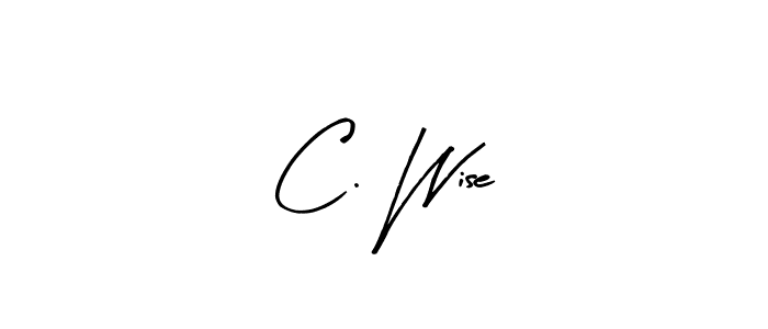 if you are searching for the best signature style for your name C. Wise. so please give up your signature search. here we have designed multiple signature styles  using Arty Signature. C. Wise signature style 8 images and pictures png