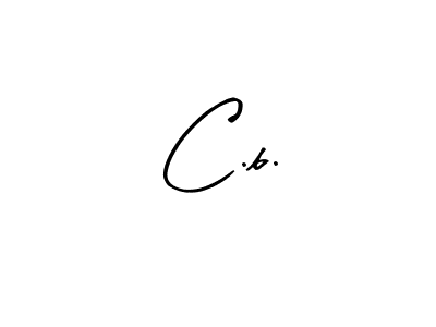 Make a beautiful signature design for name C.b.. With this signature (Arty Signature) style, you can create a handwritten signature for free. C.b. signature style 8 images and pictures png