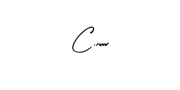 Make a beautiful signature design for name C.nuur. With this signature (Arty Signature) style, you can create a handwritten signature for free. C.nuur signature style 8 images and pictures png