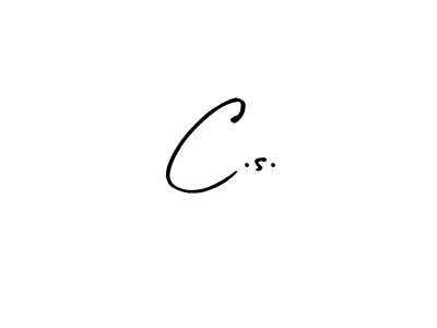 Design your own signature with our free online signature maker. With this signature software, you can create a handwritten (Arty Signature) signature for name C.s.. C.s. signature style 8 images and pictures png