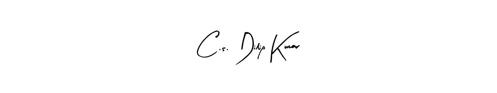 How to make C.s. Dilip Kumar name signature. Use Arty Signature style for creating short signs online. This is the latest handwritten sign. C.s. Dilip Kumar signature style 8 images and pictures png