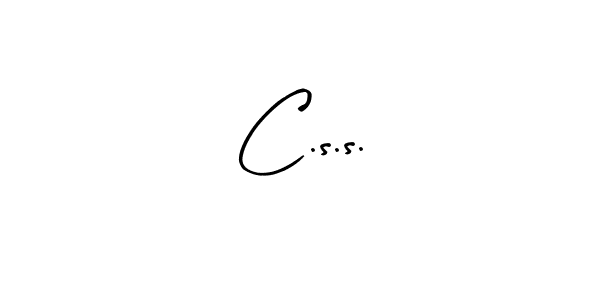 Also we have C.s.s. name is the best signature style. Create professional handwritten signature collection using Arty Signature autograph style. C.s.s. signature style 8 images and pictures png