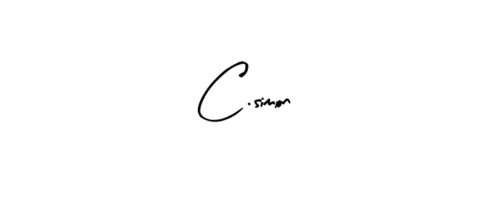 Best and Professional Signature Style for C.simon. Arty Signature Best Signature Style Collection. C.simon signature style 8 images and pictures png