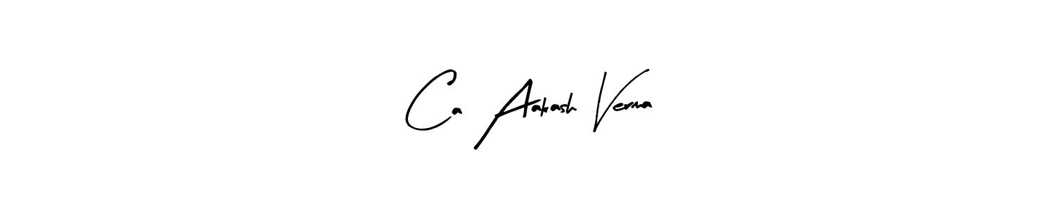 This is the best signature style for the Ca Aakash Verma name. Also you like these signature font (Arty Signature). Mix name signature. Ca Aakash Verma signature style 8 images and pictures png