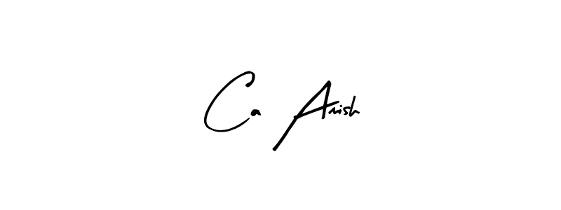 The best way (Arty Signature) to make a short signature is to pick only two or three words in your name. The name Ca Amish include a total of six letters. For converting this name. Ca Amish signature style 8 images and pictures png