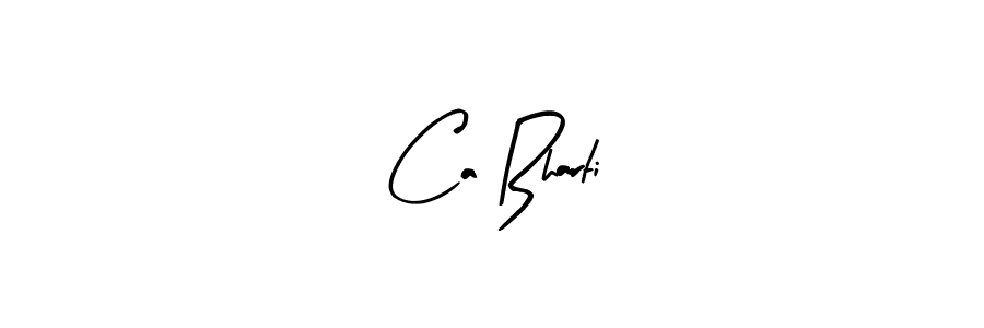 Here are the top 10 professional signature styles for the name Ca Bharti. These are the best autograph styles you can use for your name. Ca Bharti signature style 8 images and pictures png