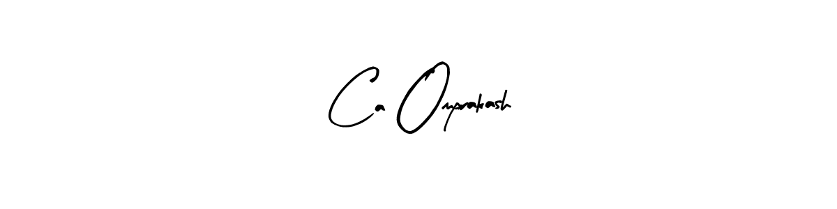 Once you've used our free online signature maker to create your best signature Arty Signature style, it's time to enjoy all of the benefits that Ca Omprakash name signing documents. Ca Omprakash signature style 8 images and pictures png