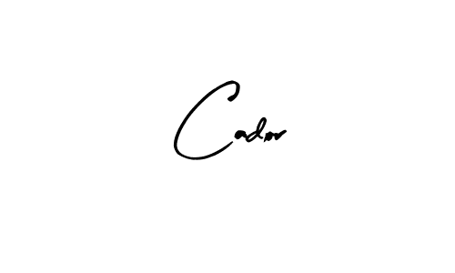Arty Signature is a professional signature style that is perfect for those who want to add a touch of class to their signature. It is also a great choice for those who want to make their signature more unique. Get Cador name to fancy signature for free. Cador signature style 8 images and pictures png