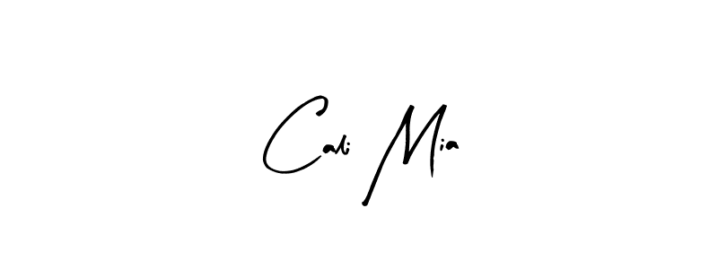 Similarly Arty Signature is the best handwritten signature design. Signature creator online .You can use it as an online autograph creator for name Cali Mia. Cali Mia signature style 8 images and pictures png