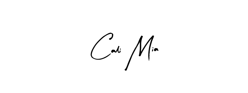 Similarly Arty Signature is the best handwritten signature design. Signature creator online .You can use it as an online autograph creator for name Cali Mia. Cali Mia signature style 8 images and pictures png