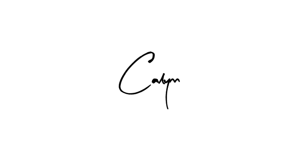 Create a beautiful signature design for name Calynn. With this signature (Arty Signature) fonts, you can make a handwritten signature for free. Calynn signature style 8 images and pictures png