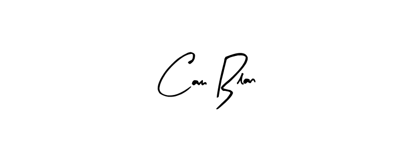 How to make Cam Blan name signature. Use Arty Signature style for creating short signs online. This is the latest handwritten sign. Cam Blan signature style 8 images and pictures png