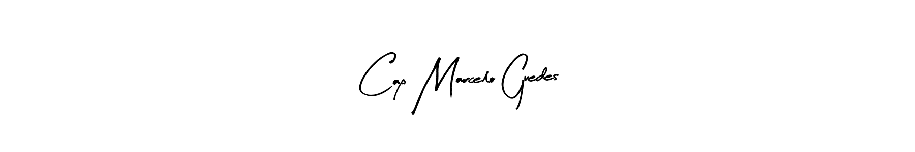 Similarly Arty Signature is the best handwritten signature design. Signature creator online .You can use it as an online autograph creator for name Cap Marcelo Guedes. Cap Marcelo Guedes signature style 8 images and pictures png