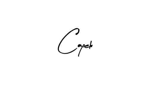 Similarly Arty Signature is the best handwritten signature design. Signature creator online .You can use it as an online autograph creator for name Capek. Capek signature style 8 images and pictures png