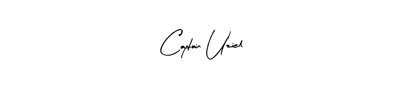 This is the best signature style for the Captain Uziel name. Also you like these signature font (Arty Signature). Mix name signature. Captain Uziel signature style 8 images and pictures png