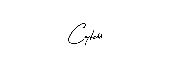 You should practise on your own different ways (Arty Signature) to write your name (Captell) in signature. don't let someone else do it for you. Captell signature style 8 images and pictures png