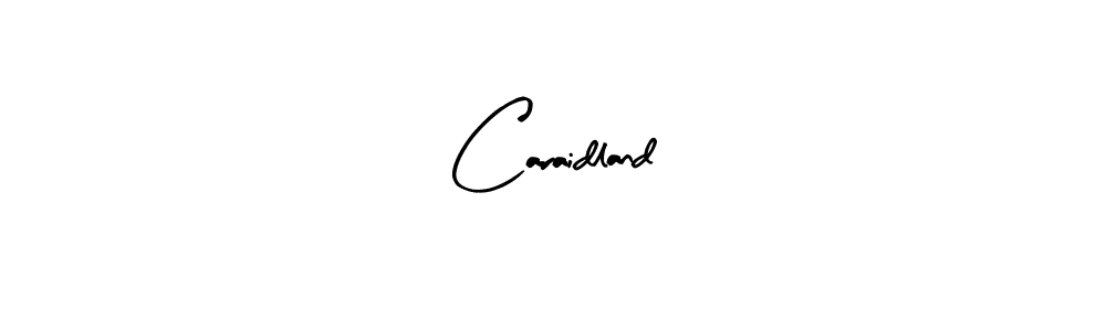 Make a beautiful signature design for name Caraidland. With this signature (Arty Signature) style, you can create a handwritten signature for free. Caraidland signature style 8 images and pictures png