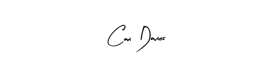You should practise on your own different ways (Arty Signature) to write your name (Cari Davies) in signature. don't let someone else do it for you. Cari Davies signature style 8 images and pictures png