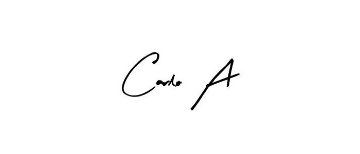 Best and Professional Signature Style for Carlo A. Arty Signature Best Signature Style Collection. Carlo A signature style 8 images and pictures png