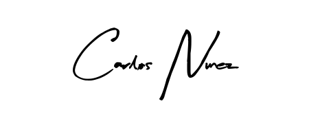 Designed for modern professionals: Carlos Nunez name signature crafted with Arty Signature script. Ready for digital PDF workflows. Carlos Nunez signature style 8 images and pictures png