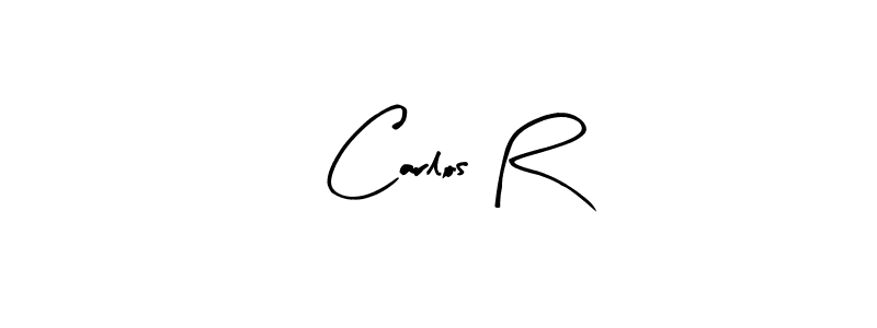 Arty Signature is a professional signature style that is perfect for those who want to add a touch of class to their signature. It is also a great choice for those who want to make their signature more unique. Get Carlos R name to fancy signature for free. Carlos R signature style 8 images and pictures png