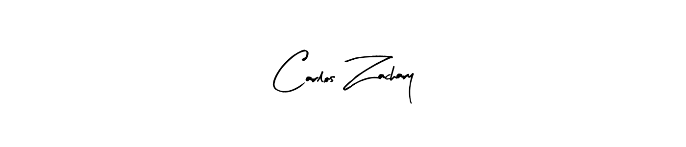 How to make Carlos Zachary signature? Arty Signature is a professional autograph style. Create handwritten signature for Carlos Zachary name. Carlos Zachary signature style 8 images and pictures png