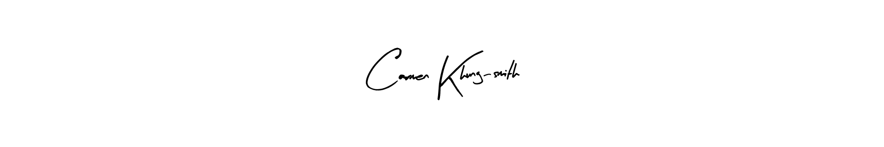 Also You can easily find your signature by using the search form. We will create Carmen Khung-smith name handwritten signature images for you free of cost using Arty Signature sign style. Carmen Khung-smith signature style 8 images and pictures png