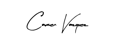 You should practise on your own different ways (Arty Signature) to write your name (Carmen Vazquez) in signature. Don't let someone else do it for you. Carmen Vazquez signature style 8 images and pictures png