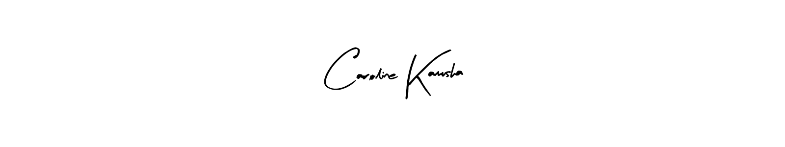 Design your own signature with our free online signature maker. With this signature software, you can create a handwritten (Arty Signature) signature for name Caroline Kamusha. Caroline Kamusha signature style 8 images and pictures png