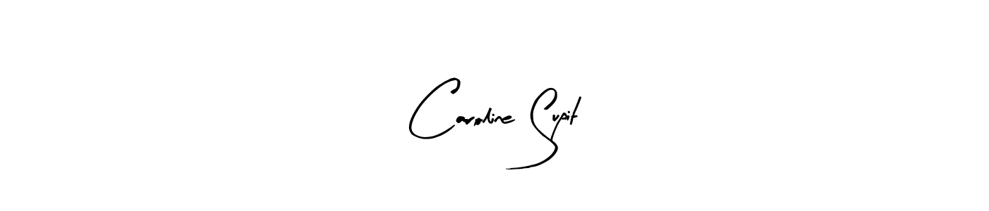 Create a beautiful signature design for name Caroline Supit. With this signature (Arty Signature) fonts, you can make a handwritten signature for free. Caroline Supit signature style 8 images and pictures png