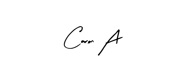 Also You can easily find your signature by using the search form. We will create Caron A name handwritten signature images for you free of cost using Arty Signature sign style. Caron A signature style 8 images and pictures png