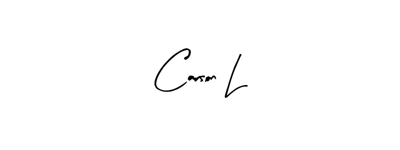 How to make Carson L signature? Arty Signature is a professional autograph style. Create handwritten signature for Carson L name. Carson L signature style 8 images and pictures png