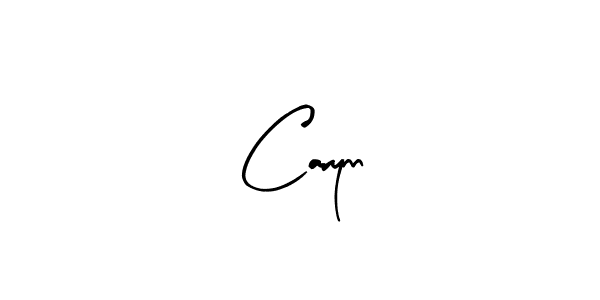 Use a signature maker to create a handwritten signature online. With this signature software, you can design (Arty Signature) your own signature for name Carynn. Carynn signature style 8 images and pictures png