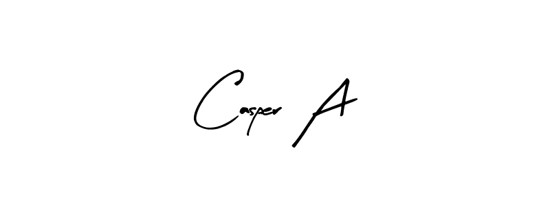 Also we have Casper A name is the best signature style. Create professional handwritten signature collection using Arty Signature autograph style. Casper A signature style 8 images and pictures png