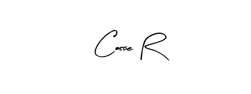 Design your own signature with our free online signature maker. With this signature software, you can create a handwritten (Arty Signature) signature for name Cassie R. Cassie R signature style 8 images and pictures png