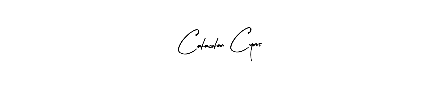 Also we have Catacutan Cyrus name is the best signature style. Create professional handwritten signature collection using Arty Signature autograph style. Catacutan Cyrus signature style 8 images and pictures png