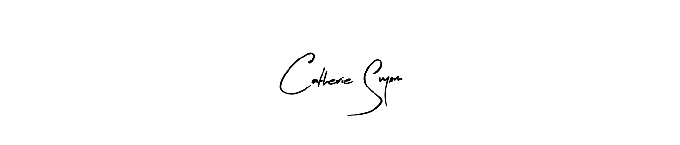 Design your own signature with our free online signature maker. With this signature software, you can create a handwritten (Arty Signature) signature for name Catherie Suyom. Catherie Suyom signature style 8 images and pictures png