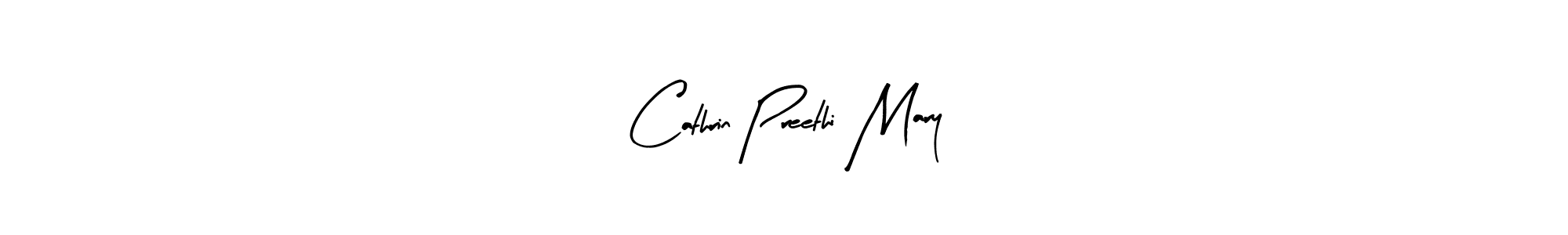 if you are searching for the best signature style for your name Cathrin Preethi Mary. so please give up your signature search. here we have designed multiple signature styles  using Arty Signature. Cathrin Preethi Mary signature style 8 images and pictures png