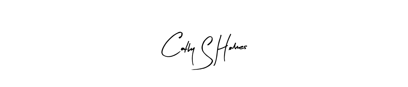 This is the best signature style for the Cathy S Holmes name. Also you like these signature font (Arty Signature). Mix name signature. Cathy S Holmes signature style 8 images and pictures png