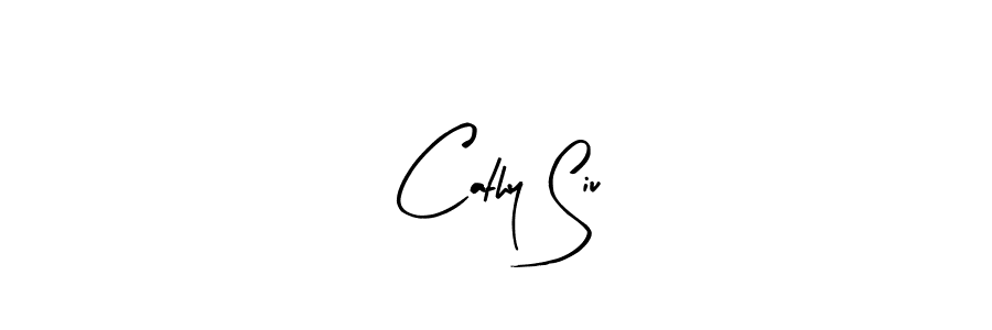 Cathy Siu stylish signature style. Best Handwritten Sign (Arty Signature) for my name. Handwritten Signature Collection Ideas for my name Cathy Siu. Cathy Siu signature style 8 images and pictures png