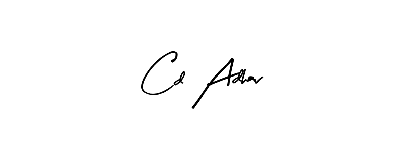 It looks lik you need a new signature style for name Cd Adhav. Design unique handwritten (Arty Signature) signature with our free signature maker in just a few clicks. Cd Adhav signature style 8 images and pictures png