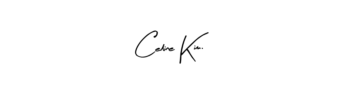 Create a beautiful signature design for name Celine Kim.. With this signature (Arty Signature) fonts, you can make a handwritten signature for free. Celine Kim. signature style 8 images and pictures png