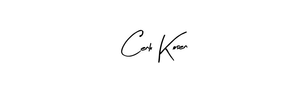 Similarly Arty Signature is the best handwritten signature design. Signature creator online .You can use it as an online autograph creator for name Cenk Kosen. Cenk Kosen signature style 8 images and pictures png