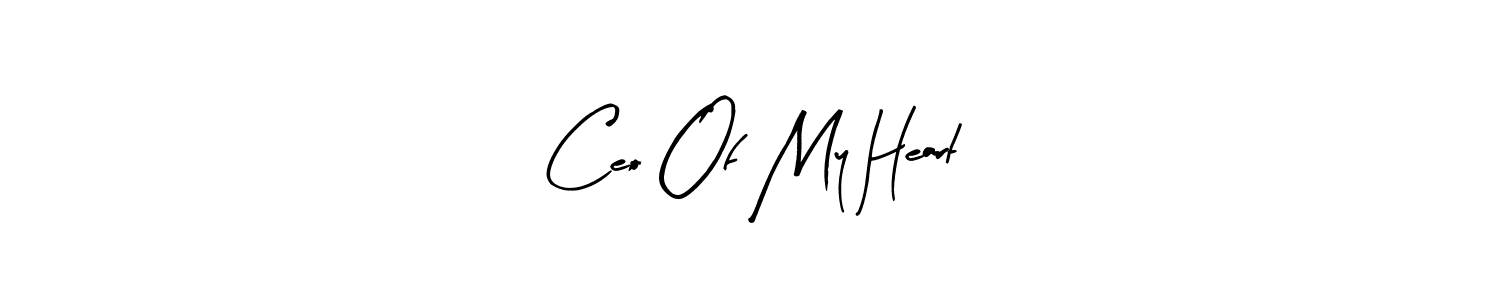 Use a signature maker to create a handwritten signature online. With this signature software, you can design (Arty Signature) your own signature for name Ceo Of My Heart. Ceo Of My Heart signature style 8 images and pictures png