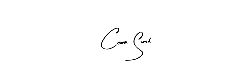 Design your own signature with our free online signature maker. With this signature software, you can create a handwritten (Arty Signature) signature for name Cera Sunil. Cera Sunil signature style 8 images and pictures png