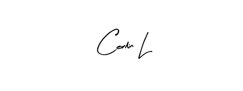 Use a signature maker to create a handwritten signature online. With this signature software, you can design (Arty Signature) your own signature for name Cerlin L. Cerlin L signature style 8 images and pictures png