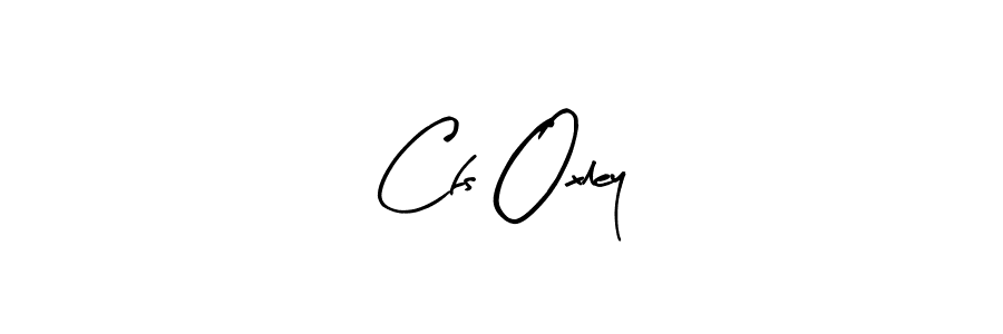 Make a beautiful signature design for name Cfs Oxley. Use this online signature maker to create a handwritten signature for free. Cfs Oxley signature style 8 images and pictures png